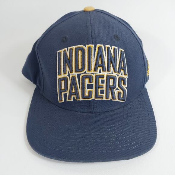 Indiana Pacers Adidas Snapback Hat NBA Basketball Enthusiasts Logo Adjustable - Picture 1 of 6